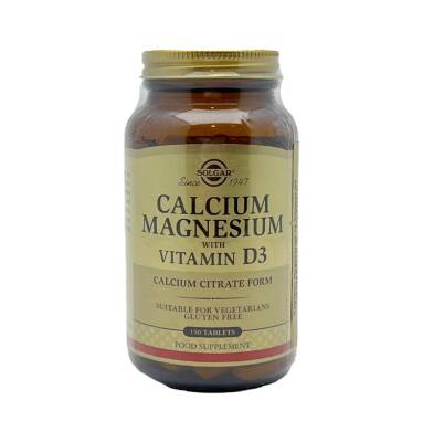 Solgar Calsium Magnesium with vitamin D3 N150 tab - SOLGAR