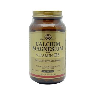 Solgar Calsium Magnesium with vitamin D3 N150 tab - SOLGAR