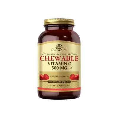 SOLGAR CHEWABLE VIT.C 500 IU 90 TB. - 