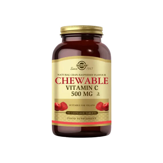 SOLGAR CHEWABLE VIT.C 500 IU 90 TB. - 1