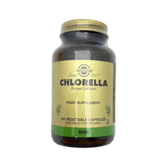 SOLGAR CHLORELLA 520 IU 100 CAP. - 1