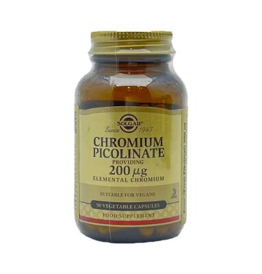Solgar Chromium picolinate 200 mkq N90 kap - SOLGAR