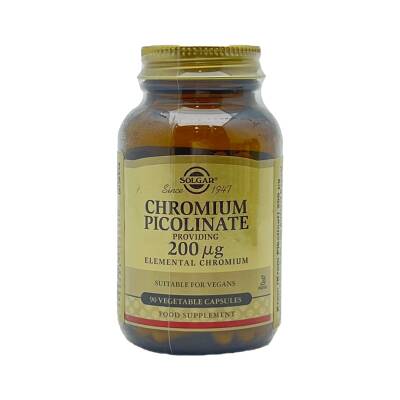 Solgar Chromium picolinate 200 mkq N90 kap - SOLGAR