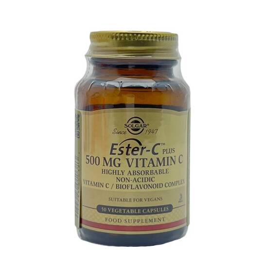 SOLGAR ESTER-C PLUS VIT C 500 IU N50 CAP - 1