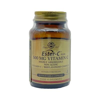 SOLGAR ESTER-C PLUS VIT C 500 IU N50 CAP - SOLGAR