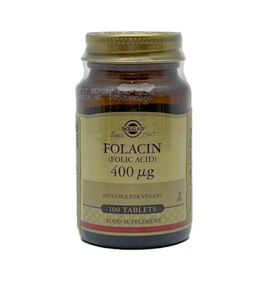 Solgar Folacin Folic acid 400 mkq N100 tab - 1