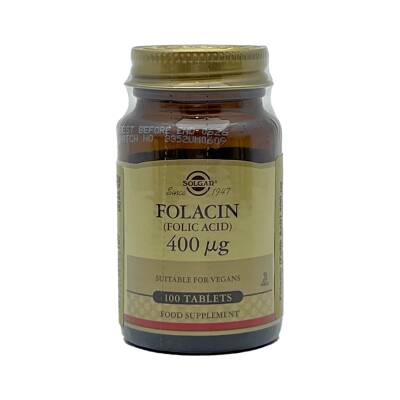 Solgar Folacin Folic acid 400 mkq N100 tab - SOLGAR