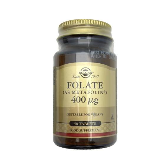Solgar Folate As Metafolin 400MG N50 Tb - 1