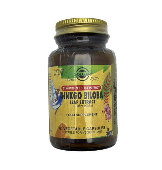 Solgar Ginko Biloba leaf extract N60 kap - 2