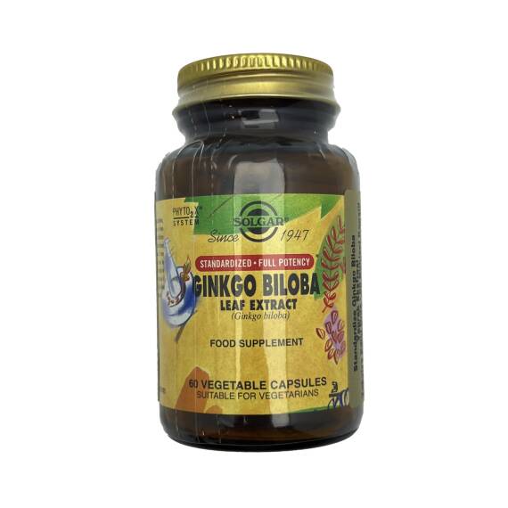 SOLGAR GINKO BILOBA LEAF EXT N60 CAP - 1