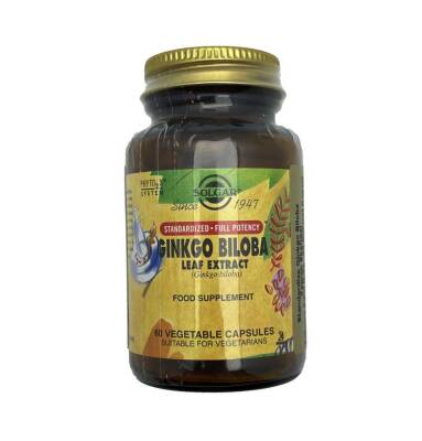 Solgar Ginko Biloba leaf extract N60 kap - SOLGAR