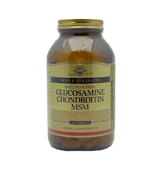 Solgar Glucosamine Chondroitin Msm N120 tab - SOLGAR