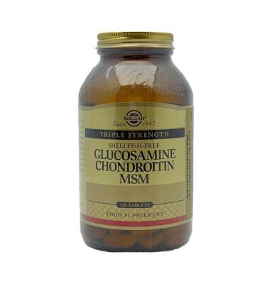 Solgar Glucosamine Chondroitin Msm N120 tab - SOLGAR