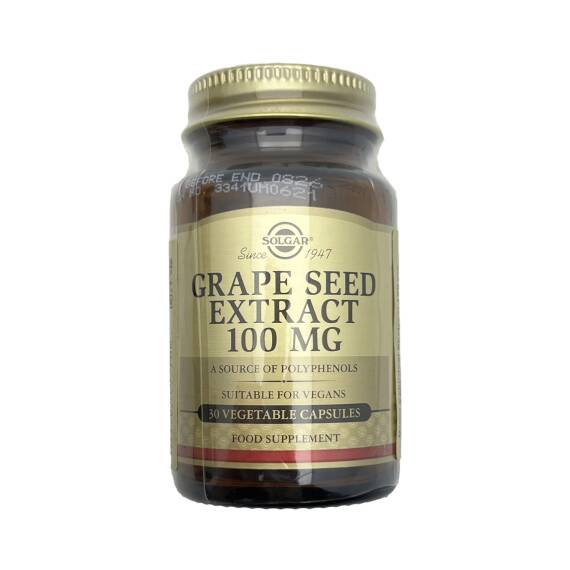 SOLGAR GRAPE SEED EXTRACT 100 MG 30 CAP. - 1