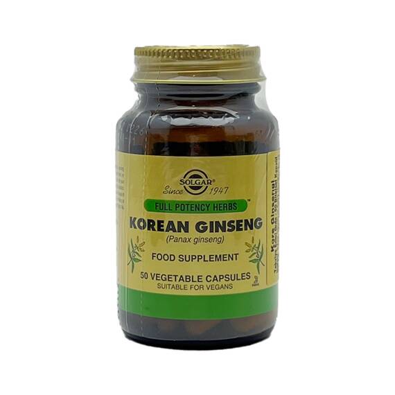 SOLGAR KOREAN GINSENG N50 CAP - 1