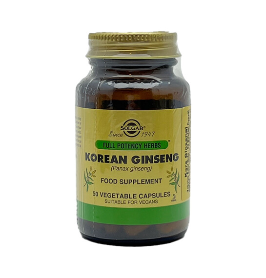 Solgar Korean Ginseng N60 kap - SOLGAR