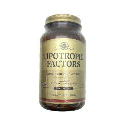 SOLGAR LIPOTROPIC FACTORS 100 TB. - SOLGAR
