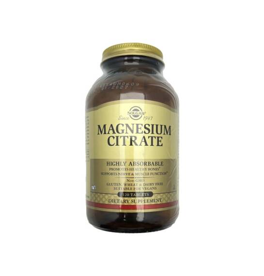 Solgar Magnesium citrate N120 tab - 1