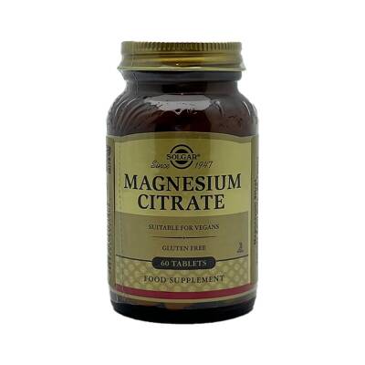 SOLGAR MAGNESIUM CITRATE N60 TB - 