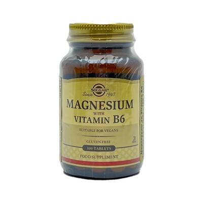 Solgar Magnesium with vitamin B6 N100 kap - SOLGAR