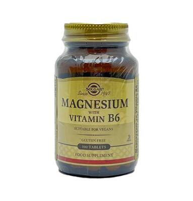 Solgar Magnesium with vitamin B6 N100 kap - SOLGAR