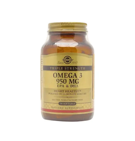 Solgar Omega-3 950 mg N50 kap - 1