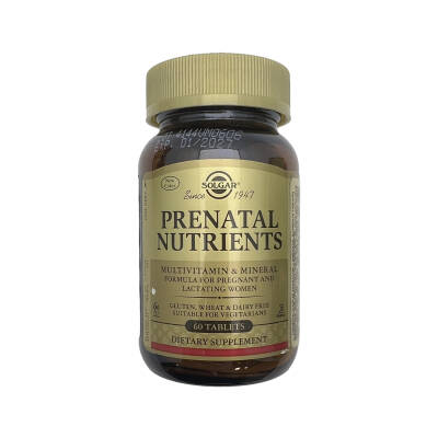 SOLGAR PRENATAL NUTRIENTS N60 - 