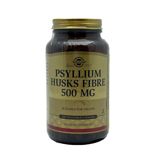Solgar Psyllium Husk fibre 500 mg N200 kap - SOLGAR