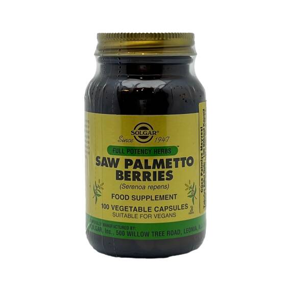 SOLGAR SAW PALMETTO BERRIES N100 CAP - 1