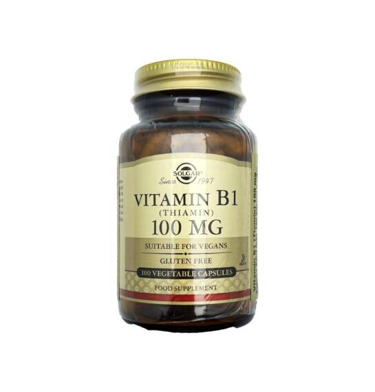 Solgar Vitamin B1 thiamin 100 mg N100 tab - 1