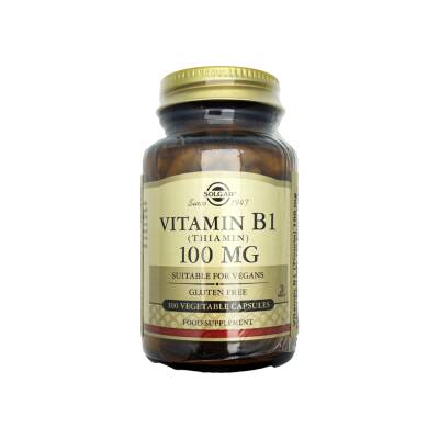Solgar Vitamin B1 Thiamin 100 Mg N100 Tab - SOLGAR