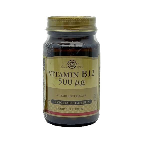 SOLGAR VITAMIN B12 500MG N50 CAP - 1