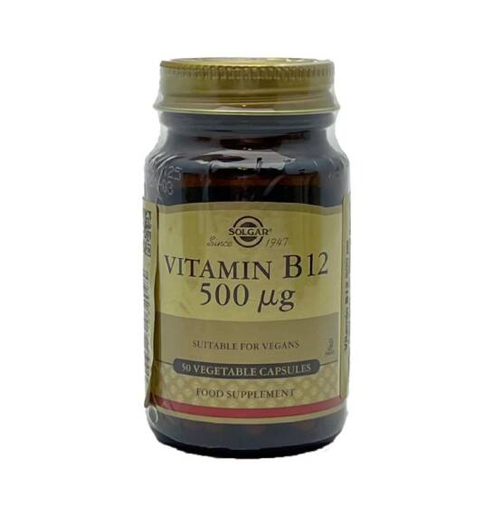 Solgar Vitamin B12 500 mg N50 kap - 1