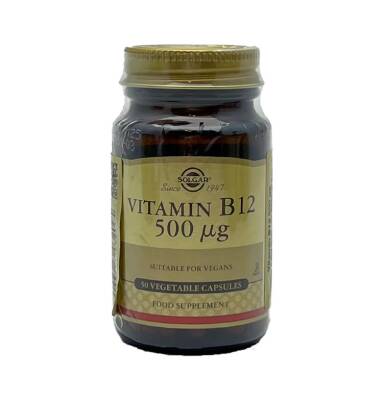 Solgar Vitamin B12 500 mg N50 kap - SOLGAR
