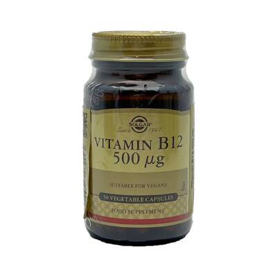 Solgar Vitamin B12 500 mg N50 kap - SOLGAR