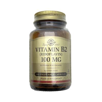 SOLGAR VITAMIN B2 100MG N100 - SOLGAR