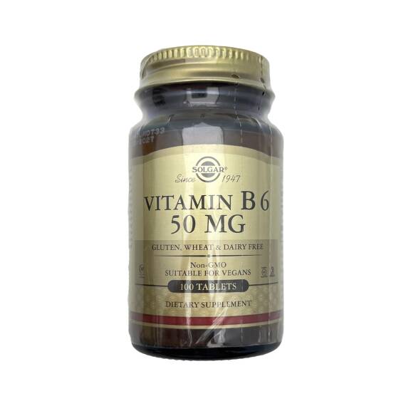 Solgar Vitamin B6 50MG N100 Tb - 1