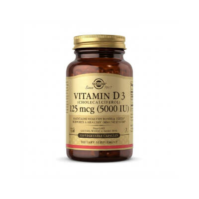 SOLGAR VITAMIN D3 125MCG (5000 IU) N120 CAP - 