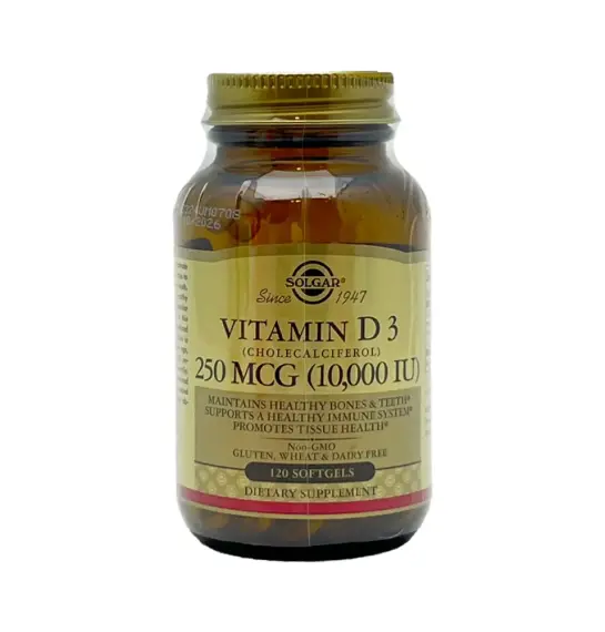 Solgar Vitamin D3 250 mkq 10000 İU N100 kap - 1