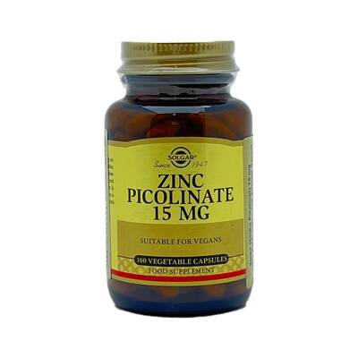 Solgar Zink picolinate 15 IU N100 tab - SOLGAR