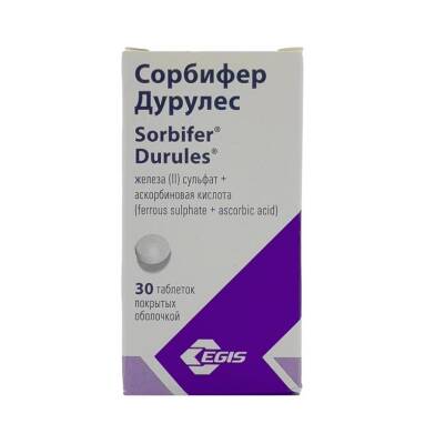 Sorbifer Durules 320/60 mq N30 tablet - 
