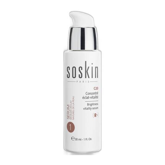 SOSKIN 0362 HYDRAGLOW C20 BRIGHTNESS VITALITY SERUM 30ML - 1