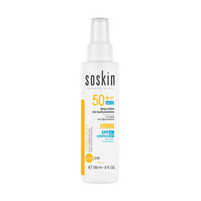 SOSKIN 1147 SPF50+ LACTE SUN SPRAY VERY HIGH PROTECTION LOW-TOX 150ML - 