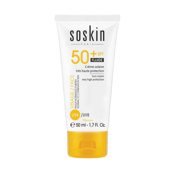 SOSKIN 1154 SPF50+ SUN CREAM VERY HIGH PROTECTION FLUID 50ML - 1