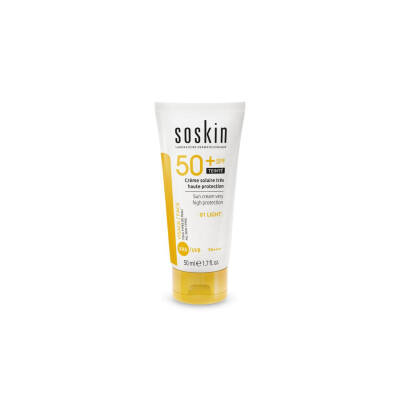 SOSKIN 1833 SPF50+ SUN CREAM VERY HIGH PROTECTION TINTED 01 LIGHT 50ML - 