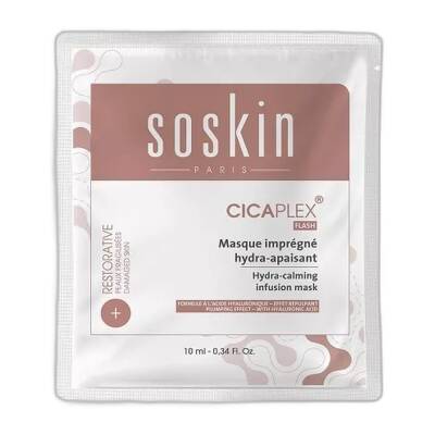 SOSKIN 5718 CICAPLEX FLASH HYDRA-CALMING INFUSION MASK 10ML - 