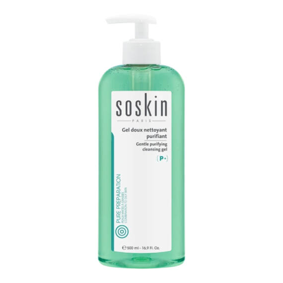 SOSKIN 9204 GENTLE PURIFYING CLEANSING GEL P+ 500ML - 1