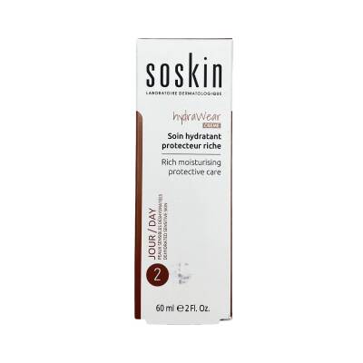 SOSKIN 9471 HYDRAWEAR CREME RICH MOISTURISING PROTECTIVE CARE JOUR/DAY 2 60ML - 