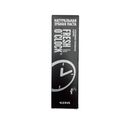 SPASTA FRESH OCLOCK CHARCOAL DETOX DIS PASTASI 90ML 0770 - ROCS