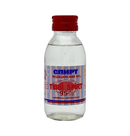 Spirt 96% 100 ml məhlul şüşə - 1